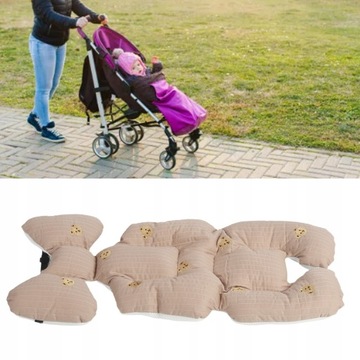 ВСТАВКА ДЛЯ КОЛЯСКИ, ПОДУШКА, ЗАЩИТЫ, 35Х70СМ, ЦВЕТ ХАКИ