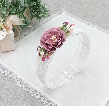 opaska dziecięca do chrztu LILKA