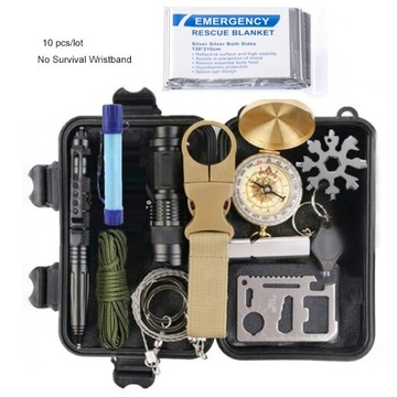 Outdoor Camping Emergency Survival Gear Kit Tactical First Aid Survival