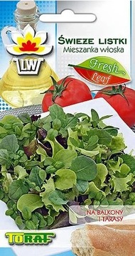 Świeże listki - mix włoski - nasiona.