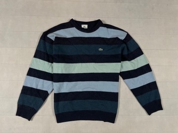 Lacoste sweter męski logo unikat szeroki XXL 3XL