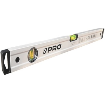 POZIOMNICA PRO600 BIAŁA 50 CM 2 LIBELKI SPADEK 2%