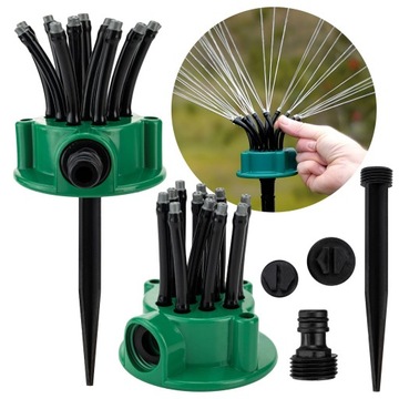 Разбрызгиватель GARDEN для травы и цветов, вращающийся на 360° привод