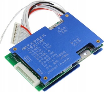 Moduł BMS 13s 48v 50A Li-ion 18650 Ładowarka Rower