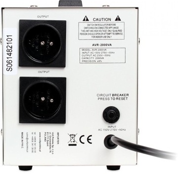 СТАБИЛИЗАТОР НАПРЯЖЕНИЯ VOLT POLSKA AVR 2000