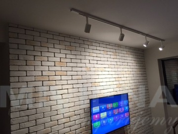 System szynowy 3-fazowy 2m srebrny 4xreflektor led