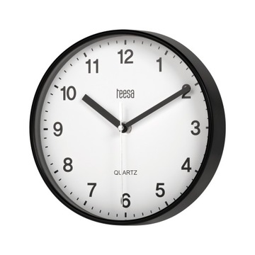 Zegar ścienny Teesa czarny 20cm