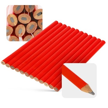 12x Карандаш для столярных и каменных работ, плоский стилус для технических маркеров HB