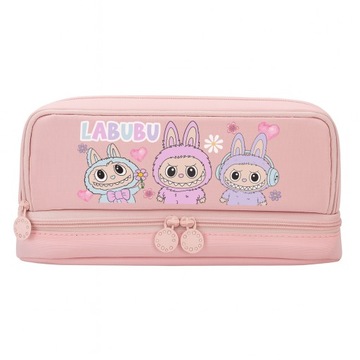 Лаббубу школьный карандаш корпус большой мульти -хамбер розовый