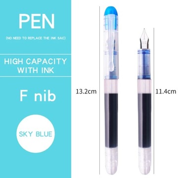 0.38/0.5mm Fountain Pen Writing Large Ink Off