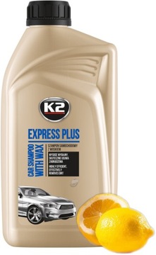 K2 EXPRESS PLUS Szampon samochodowy z woskiem 1L