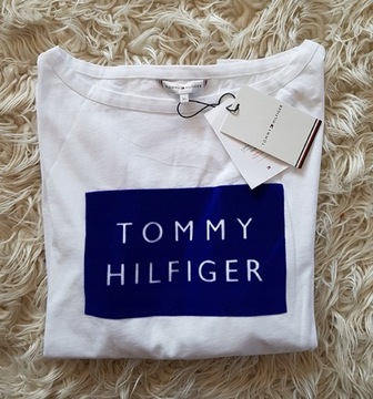 bluzka Tommy Hilfiger bluza longsleeve XS 34 SALE WYPRZEDAŻ