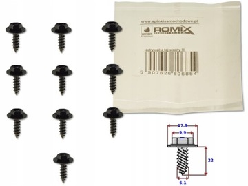 TOYOTA AVENSIS T27 08- WKRĘT ŚRUBA SPINKA NADKOLI