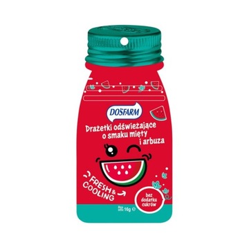 Dosfarm Dragee освежающая мята и арбуз 16G