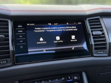 Skoda Kodiaq I RS Facelifting 2.0 TSI 245KM 2023 Skoda Kodiaq TSI 4x4 245KM RS Panorama Webasto Hak Wentyl. fotele FV23, zdjęcie 26