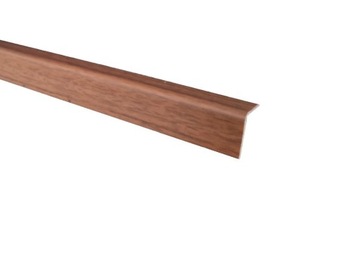 KĄTOWNIK PCV Osłona PVC NAROŻNIK 10x10mm ORZECH CZERWONY 100cm