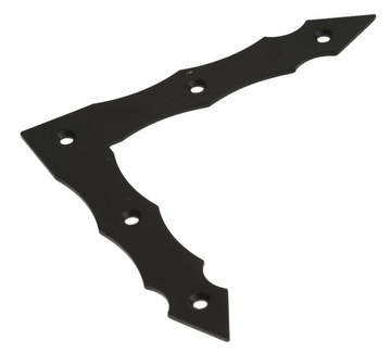 NAROŻNIK OZDOBNY ŁĄCZNIK KĄTOWY CZARNY 300x300