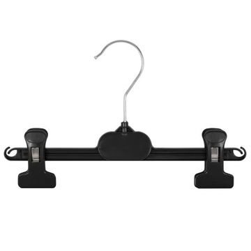 Wieszak na ubrania czarny uniwersalny 26 cm