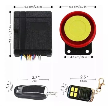 АВТОМОБИЛЬНАЯ СИГНАЛИЗАЦИЯ ПРОТИВОУГОННАЯ ДВОЙНОЙ ПУЛЬТ ДИСТАНЦИОННОГО УПРАВЛЕНИЯ 12В