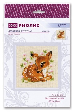 1777 Jelonek Zestaw do haftu krzyżykowego 13x13 cm