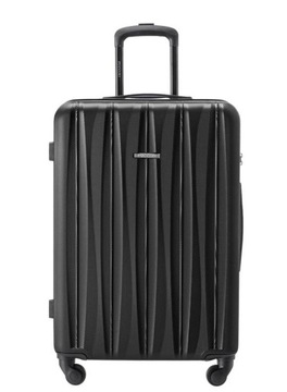 Lekka walizka średnia Puccini Bali 62 l - czarny