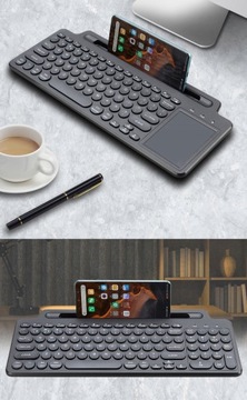 Тонкая беспроводная клавиатура для ПК на базе Android 2,4G Bluetooth с сенсорной панелью QWERTY