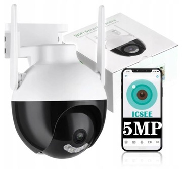 ZEWNĘTRZNA OBROTOWA KAMERA IP WIFI 5MP 4X ZOOM
