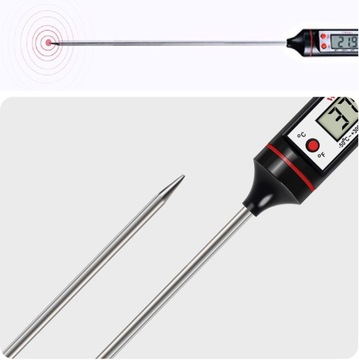 КУХОННЫЙ ЦИФРОВОЙ ТЕРМОМЕТР С ПИЩЕВЫМ ЗОНДОМ ДЛЯ МЯСА НА ГРИЛЕ
