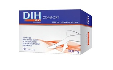 DIH MAX COMFORT diosmina żylaki hemoroidy 60 tabl