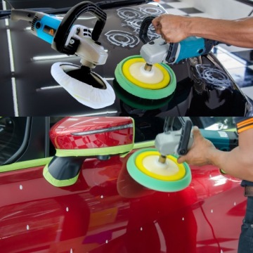 ПРОФЕССИОНАЛЬНАЯ ПОЛИРОВКА 2950ВТ 4XГУБКА + НАБОР ПАСТЫ