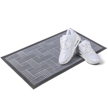 WYCIERACZKA POD DRZWI WEJŚCIOWA ZEWNĘTRZNA DO BUTÓW WEWNĘTRZNA GUMOWA 75x45