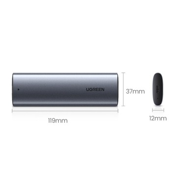 UGREEN HOUSING Отсек для SSD-накопителя USB-C 3.1 M.2 B-KEY NGFF SATA 3.0 £ 5