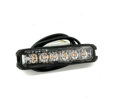 LAMPA LED OSTRZEGAWCZA STROBOSKOP KOGUT 13CM 12-24V LAWETA