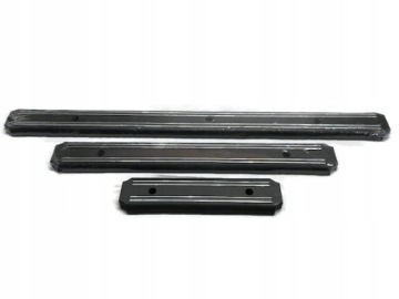 МАГНИТНАЯ КУХОННАЯ ПОЛОСКА ДЛЯ НОЖЕЙ, ЧЕРНАЯ, 38СМ