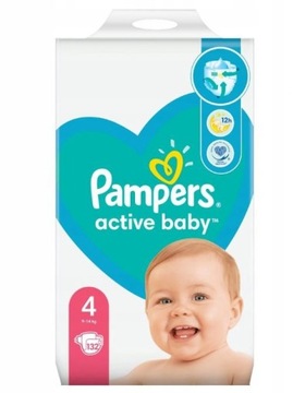 Pieluszki Pampers 132 szt Active Baby rozm 4