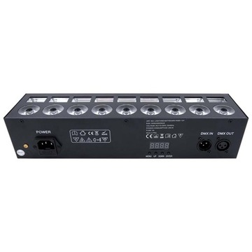 ОТРАЖАТЕЛЬ СВЕТОВОЙ ЭФФЕКТ LED PAR СТРОБОСКОП DISCO RGBW + УФ-СТЕННЫЙ Омыватель
