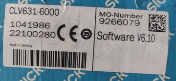 СЧИТЫВАТЕЛЬ ШТРИХ-КОДА SICK CLV631-6000 1041986