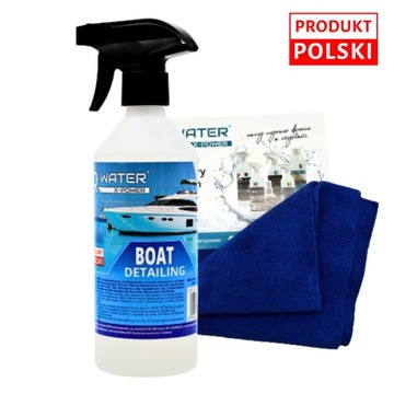BOAT CLEANER do czyszczenia łodzi, jachtu + ŚCIERECZKA Z MIKROFIBRY