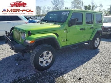 Jeep 2019 Jeep Wrangler 2019r., Unlimited Sahara, od ubezpieczalni 3.6 Benzyna 285KM