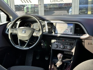 Seat Leon III Hatchback Facelifting 1.5 EcoTSI 130KM 2018 Seat Leon 1-Ręka! Navi, Grzane fotele, Czujniki, zdjęcie 8