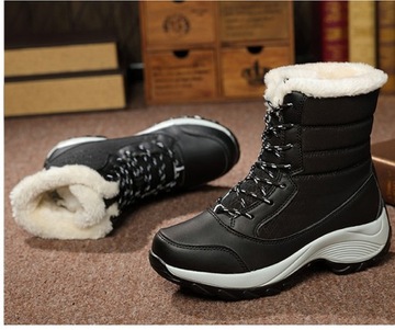 СНЕЖНЫЕ БОТИНКИ ЖЕНСКИЕ ТРЕККИНГОВЫЕ ВОДОНЕПРОНИЦАЕМЫЕ, размер 37