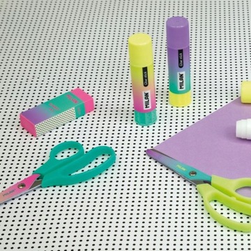 Nożyczki szkolne 13,3 cm Basic Sunset żółte Milan