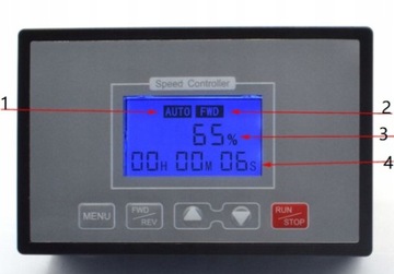 Интеллектуальный контроллер скорости двигателя постоянного тока с ШИМ-дисплеем