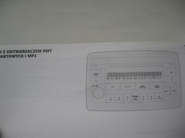 FIAT PANDA 2003-2009 Руководство пользователя на польском языке + управление радио PL