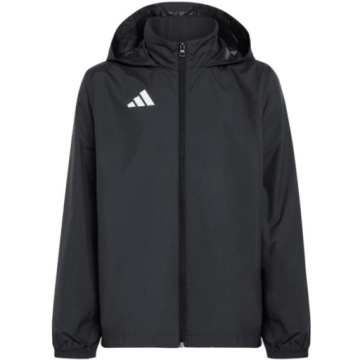 Дитяча куртка вельветова з капюшоном Adidas Entrada 26 Multi чорна