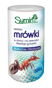 SUMIN MRÓWKI MRÓWKOZOL PREPARAT GRANULAT 500G