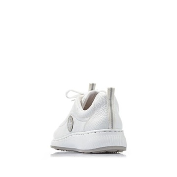 RIEKER Sneakersy, buty, półbuty białe N5504-80