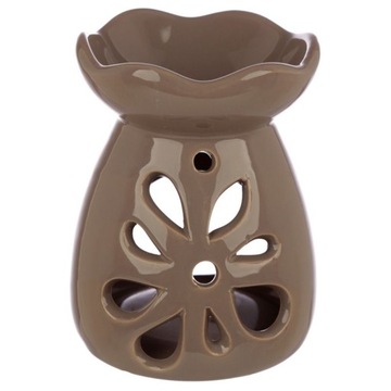 Ceramiczny kominek zapachowy 10,5cm Brązowy