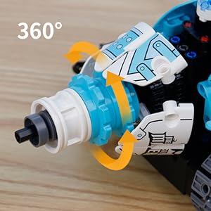 Строительные машины с дистанционным управлением для детей 6–12 лет, STEM 3 в 1, приложение/RC