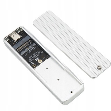 КОРПУС SSD M.2 NVME 10 ГБ/С USB3.2 GEN2 БЕЛЫЙ